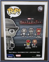 Vision (50s) from WandaVision - Pop! Vinyl Figures manufactured by Funko [Back]