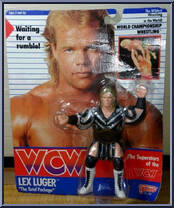 Lex Luger (Entrance / Black Robe) from WCW - UK Exclusives manufactured by Galoob [Front]
