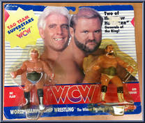 Ric Flair & Arn Anderson from WCW - Tag Teams - Released in US manufactured by Galoob [Front]
