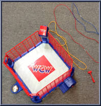 Slam Action Wrestling Arena from WCW - Rings manufactured by Galoob [Loose]
