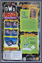 Bret Hart from WCW - Ring Fighters - Corner manufactured by Toy Biz [Back]