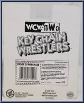 Goldberg from WCW - Key Chain Wrestlers manufactured by Toy Biz [Back]