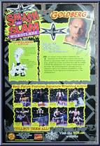 Goldberg from WCW - Smash 'N Slam manufactured by Toy Biz [Back]