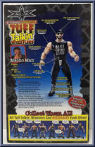 Macho Man Randy Savage from WCW - Tuff Talkin' manufactured by Toy Biz [Back]