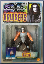 Sting from WCW - Bruisers manufactured by Toy Biz [Front]