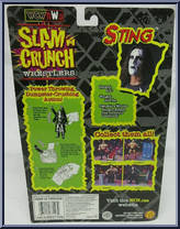 Sting from WCW - Slam 'N Crunch manufactured by Toy Biz [Back]