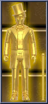 Willy Wonka (Gold) from Willy Wonka & the Chocolate Factory - ReAction Figures manufactured by Super7 [Loose]