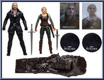 Ciri & Geralt of Rivia Action Figure
