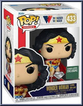 Wonder Woman (Classic with Cape) (Diamond Collection) from Wonder Woman - WW80 Pop! manufactured by Funko [Front]
