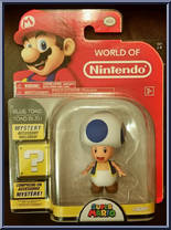 Blue Toad (Super Mario) from World of Nintendo - Series 1-2 manufactured by Jakks Pacific [Front]