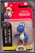 Blue Yoshi (Super Mario) from World of Nintendo - Series 1-2 manufactured by Jakks Pacific [Front]