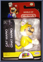 Cat Mario from World of Nintendo - Series 2-1 manufactured by Jakks Pacific [Front]