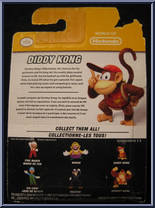 Diddy Kong (Donkey Kong) from World of Nintendo - Series 1-1 manufactured by Jakks Pacific [Back]