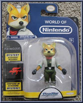 Fox McCloud (StarFox) from World of Nintendo - Series 1-3 manufactured by Jakks Pacific [Front]