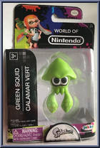 Green Squid (Splatoon) from World of Nintendo - Series 2-4 manufactured by Jakks Pacific [Front]