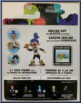 Inkling Boy from World of Nintendo - Series 2-4 manufactured by Jakks Pacific [Back]