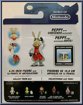 Peppy from World of Nintendo - Series 2-3 manufactured by Jakks Pacific [Back]