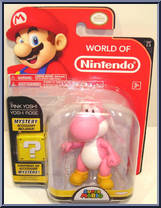 Pink Yoshi (Super Mario) from World of Nintendo - Series 1-3 manufactured by Jakks Pacific [Front]