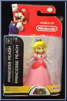 Princess Peach (Super Mario) from World of Nintendo - Series 1-6 manufactured by Jakks Pacific [Front]