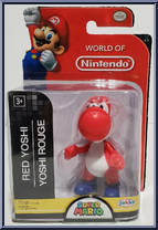 Red Yoshi from World of Nintendo - Series 2-3 manufactured by Jakks Pacific [Front]