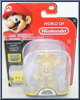 Star Power Mario from World of Nintendo - Series 2-3 manufactured by Jakks Pacific [Front]