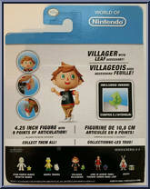 Villager from World of Nintendo - Series 2-3 manufactured by Jakks Pacific [Back]