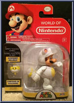White Tanooki Mario from World of Nintendo - Series 2-1 manufactured by Jakks Pacific [Front]