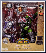 Orc Warrior & Orc Shaman (Common) from World of Warcraft - Basic Series manufactured by McFarlane [Front]