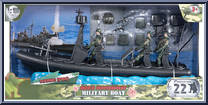 Military Boat from World Peacekeepers - Vehicles manufactured by M&C Toy Centre [Front]