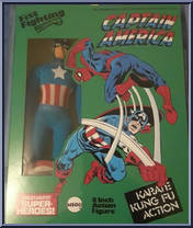 Captain America from World's Greatest - Fist Fighting manufactured by Mego [Front]