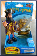 Blackbeard from World Stars - Pirate Legends manufactured by Odyssey Toys [Front]