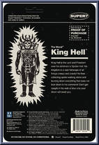 King Hell from Worst - Remco Glow manufactured by Super7 [Back]