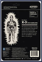 X-3 (The Nameless) from Worst - Monster Glow manufactured by Super7 [Back]