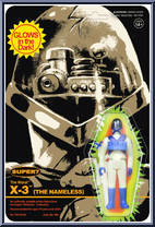 X-3 (The Nameless) from Worst - Monster Glow manufactured by Super7 [Front]