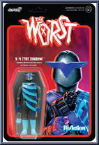 X-4 (The Shadow) from Worst - X-Series (Infrared) manufactured by Super7 [Front]