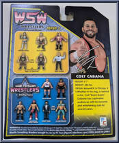 Colt Cabana (Black & Pink) from Wrestle-Something Wrestlers - Series 1 manufactured by FC Toys [Back]