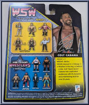 Colt Cabana (Black & White) from Wrestle-Something Wrestlers - Series 1 manufactured by FC Toys [Back]