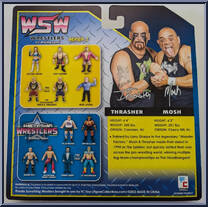Thrasher (Purple) / Mosh (Red) from Wrestle-Something Wrestlers - 2-Packs manufactured by FC Toys [Back]
