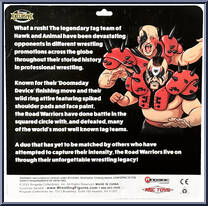 Road Warriors from Wrestling - Bell to Bell manufactured by RSC Toys [Back]