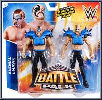 Animal & Hawk from WWE Battle Packs - Series 34 manufactured by Mattel [Front]