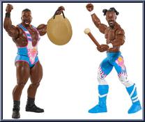 Big E & Kofi Kingston from WWE Battle Packs - Series 43 manufactured by Mattel [Loose]