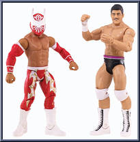 Sin Cara vs. Cody Rhodes from WWE Battle Packs - Series 23 manufactured by Mattel [Loose]