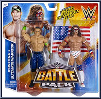 John Cena & Ultimate Warrior from WWE Battle Packs - Series 31 manufactured by Mattel [Front]