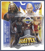 Mark Henry vs. Ryback from WWE Battle Packs - Series 25 manufactured by Mattel [Front]