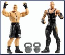 Brock Lesnar vs. Undertaker from WWE Battle Packs - Series 30 manufactured by Mattel [Loose]