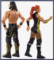 Becky Lynch / Seth Rollins from WWE Battle Packs - Series 66 manufactured by Mattel [Loose]