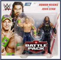 Roman Reigns / John Cena from WWE Battle Packs - Series 56 manufactured by Mattel [Front]