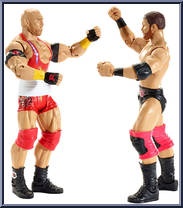 Ryback & Curtis Axel from WWE Battle Packs - Series 35 manufactured by Mattel [Loose]