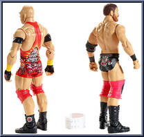 Ryback & Curtis Axel from WWE Battle Packs - Series 35 manufactured by Mattel [Loose]