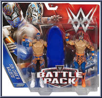 Sin Cara & Kalisto from WWE Battle Packs - Series 42 manufactured by Mattel [Front]